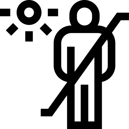 bruinen Basic Straight Lineal icoon