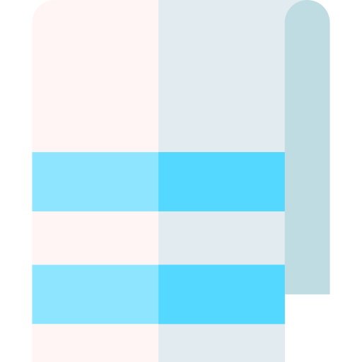 serviette Basic Straight Flat Icône