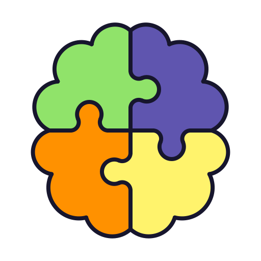 퍼즐 Generic color lineal-color icon