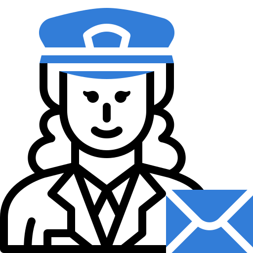 Почтальон Generic color lineal-color иконка