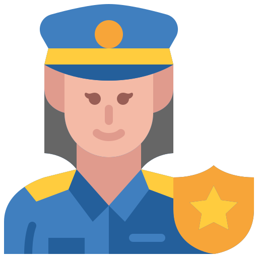 Police Generic color fill icon