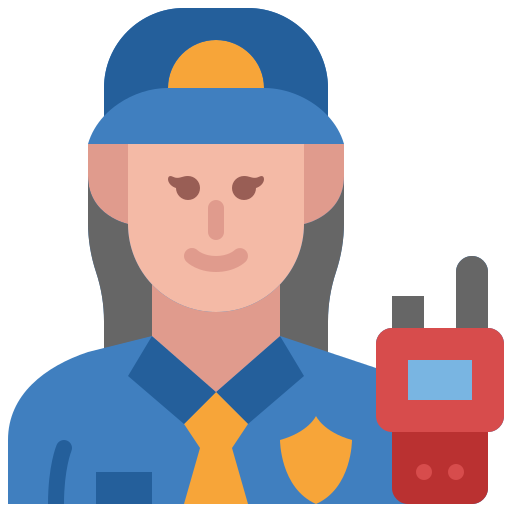 Security guard Generic color fill icon