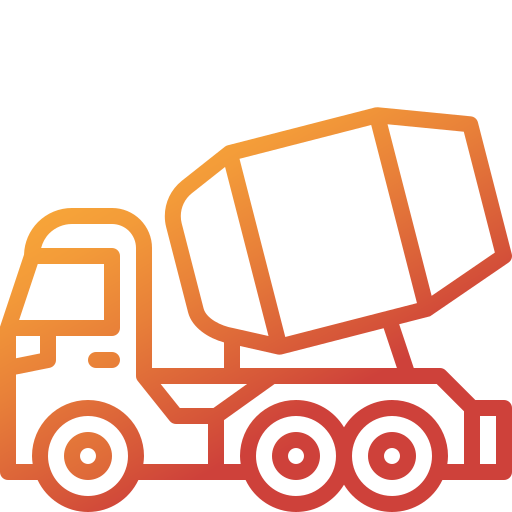 시멘트 트럭 Generic gradient outline icon