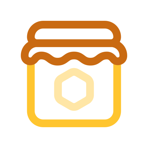 Honey jar Generic color outline icon