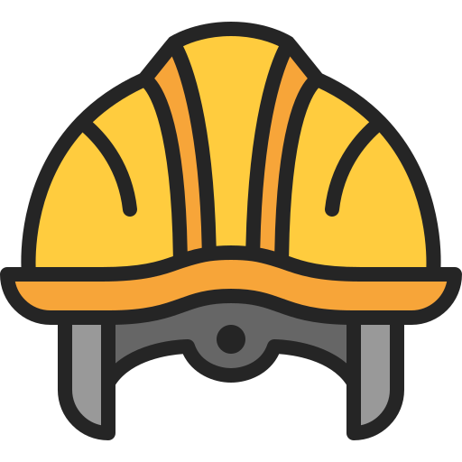casco de seguridad Generic color lineal-color icono