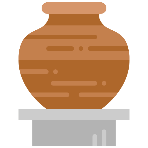 陶器 Generic color fill icon