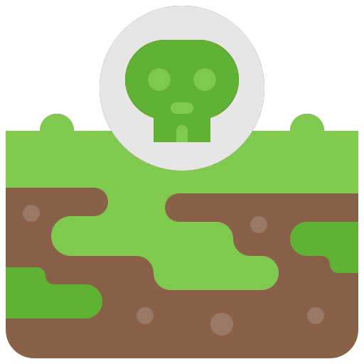 zanieczyszczenie gleby Generic color fill ikona