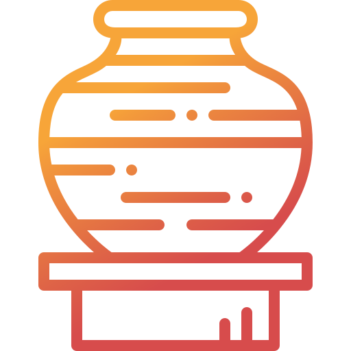 陶器 Generic gradient outline icon