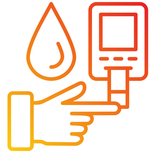 prova del diabete Generic gradient outline icona