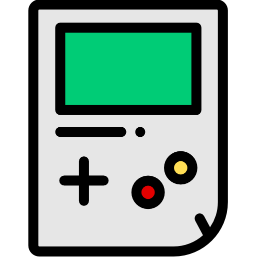 Gameboy Detailed Rounded Lineal color icon