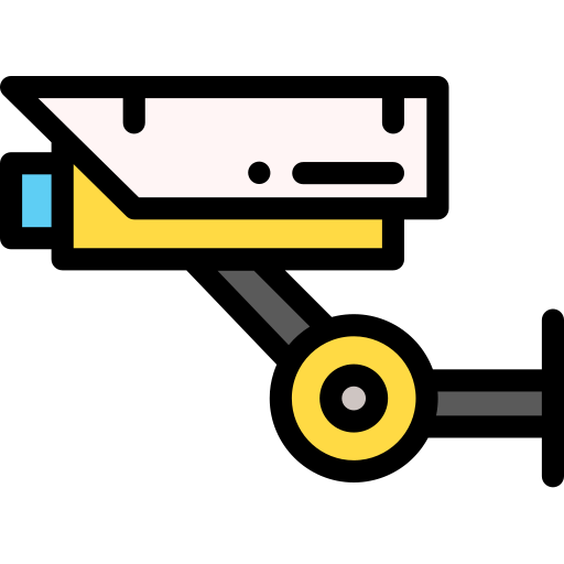 surveillance Detailed Rounded Lineal color Icône