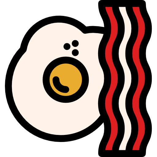 Fried egg Octopocto Lineal Color icon