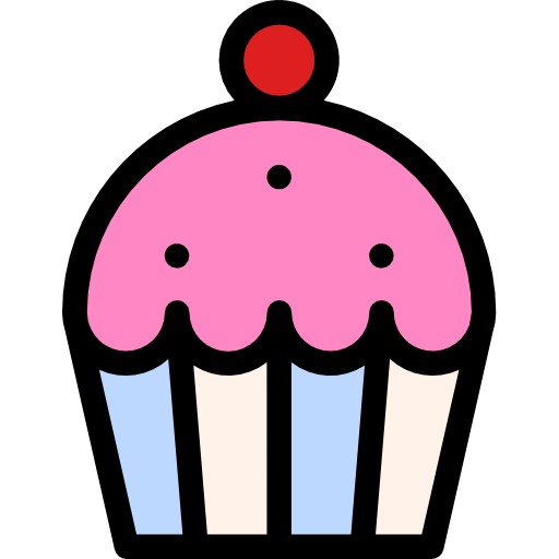 Muffin Octopocto Lineal Color icon