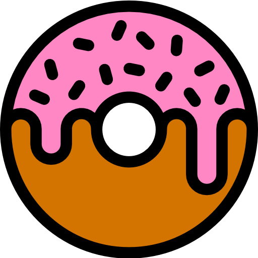 donut Octopocto Lineal Color Icône