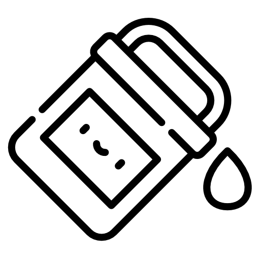 버킷 Kawaii Lineal icon