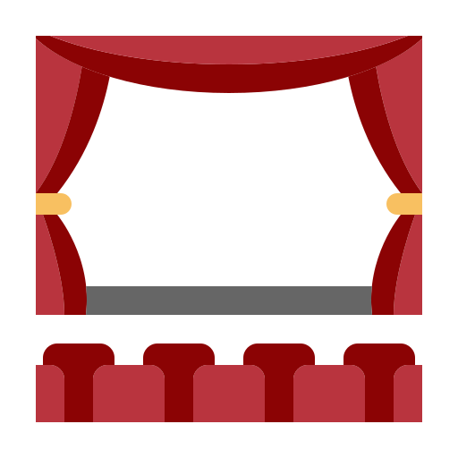 teatro Generic color fill icona