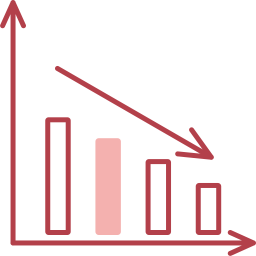 Bar chart Generic color lineal-color icon