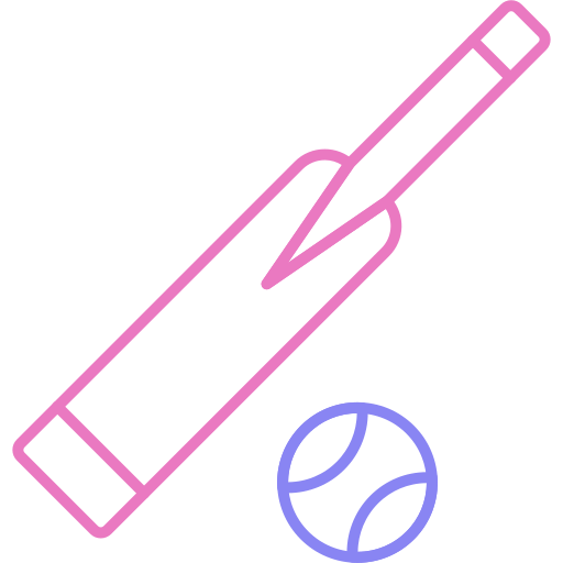 クリケットバット Generic color outline icon