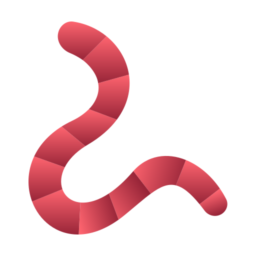worm Generic gradient fill icoon