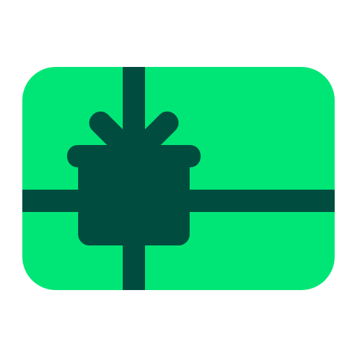 Gift card Generic color fill icon