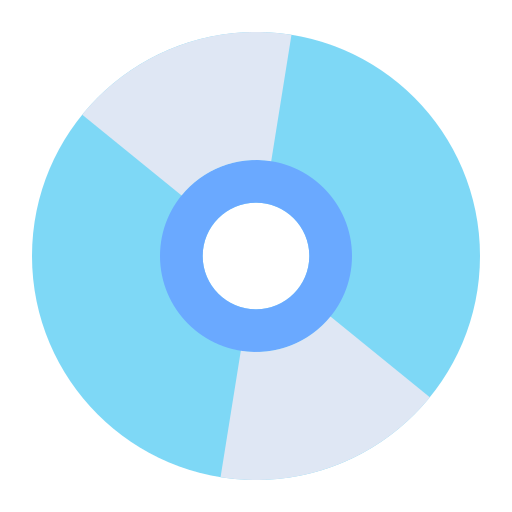 콤팩트 디스크 Generic color fill icon