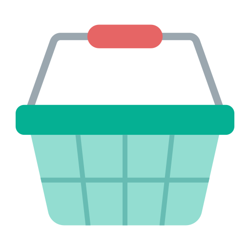 cesta de la compra Generic color fill icono