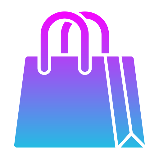 torba na zakupy Generic gradient fill ikona