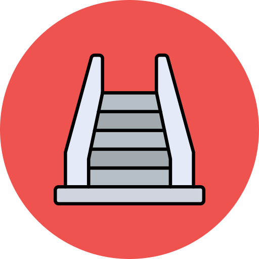 Escalator Generic color lineal-color icon