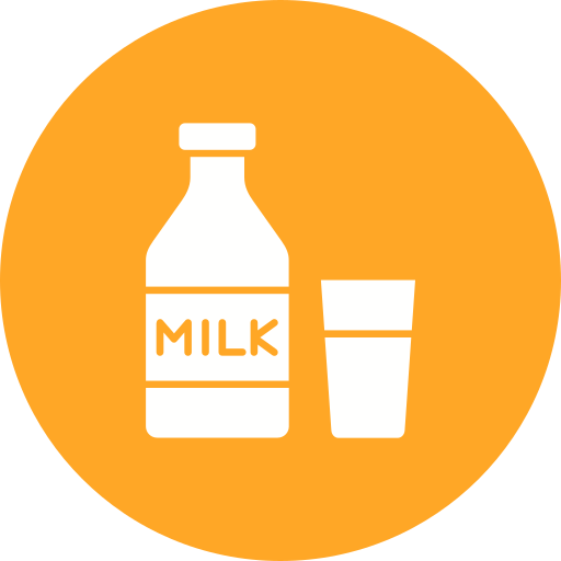 Молоко Generic color fill иконка