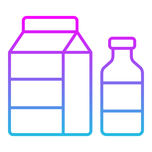 lácteos Generic gradient outline icono