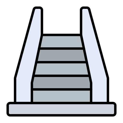 Эскалатор Generic color lineal-color иконка