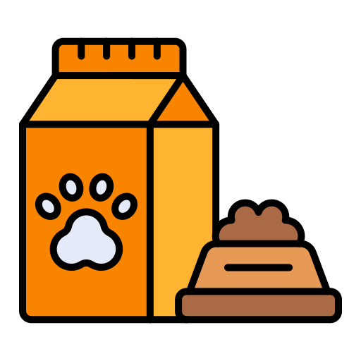 alimentos para mascotas Generic color lineal-color icono