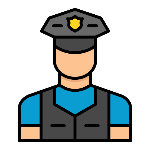 guardia de seguridad Generic color lineal-color icono