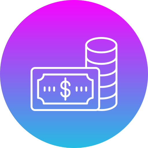 dinero Generic gradient fill icono