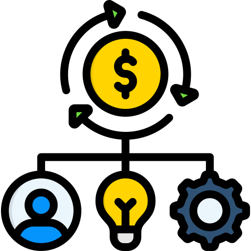 Business model Generic color lineal-color icon