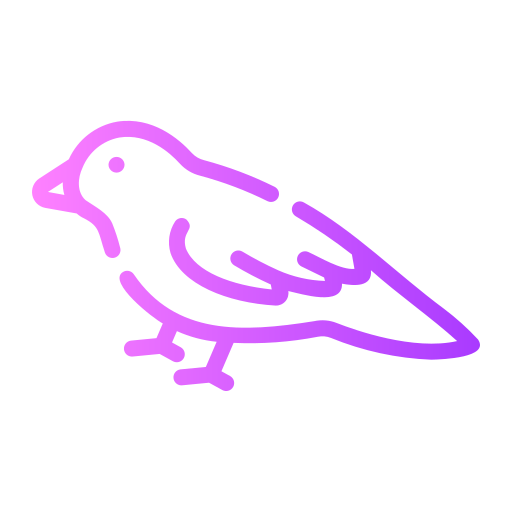 鳥 Generic gradient outline icon