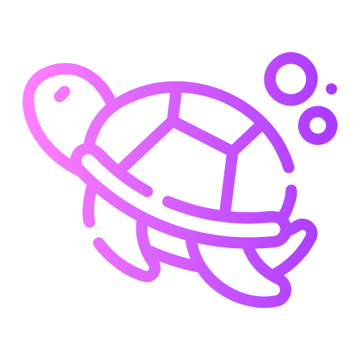 Черепаха Generic gradient outline иконка