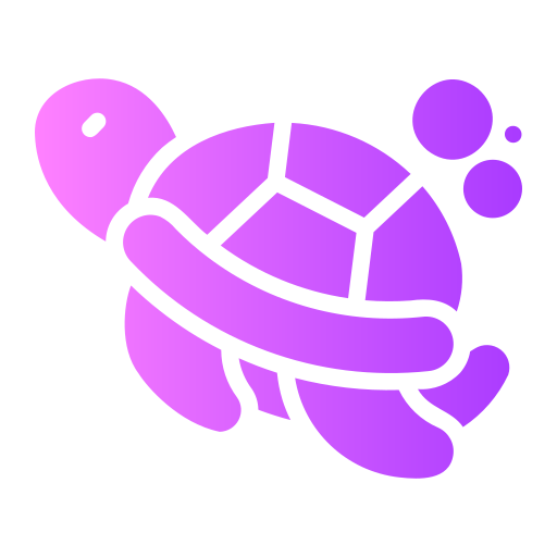 żółw Generic gradient fill ikona
