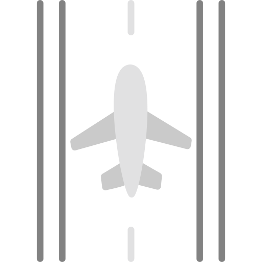 landingsbaan Generic color fill icoon