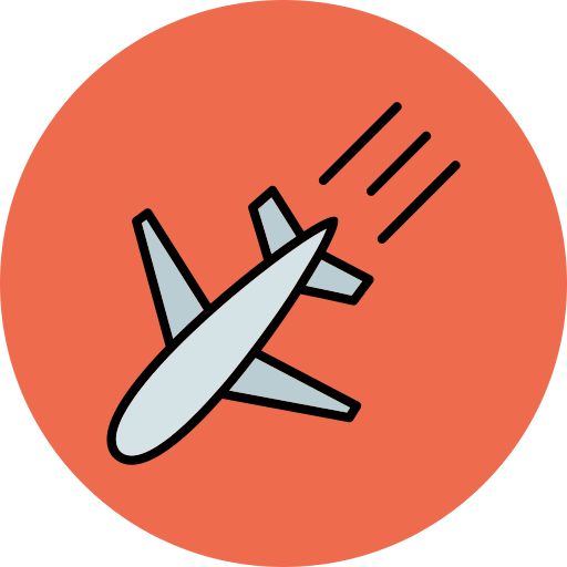 flugzeug Generic color lineal-color icon