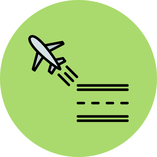 Departure Generic color lineal-color icon