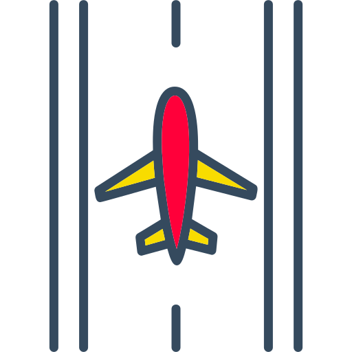 landingsbaan Generic color lineal-color icoon