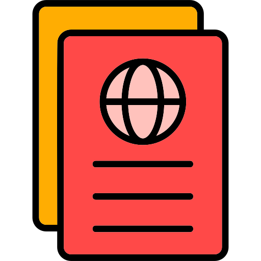 Passport Generic color lineal-color icon