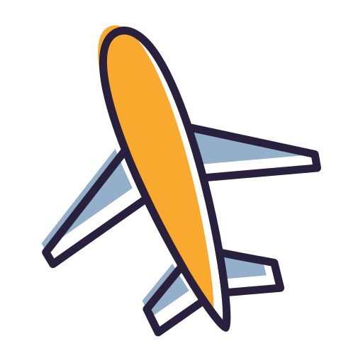 luchtvaartmaatschappij Generic color lineal-color icoon