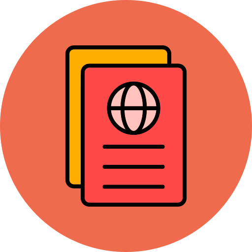 paszport Generic color lineal-color ikona