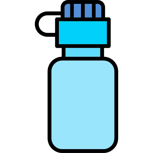 bottiglia d'acqua Generic color lineal-color icona