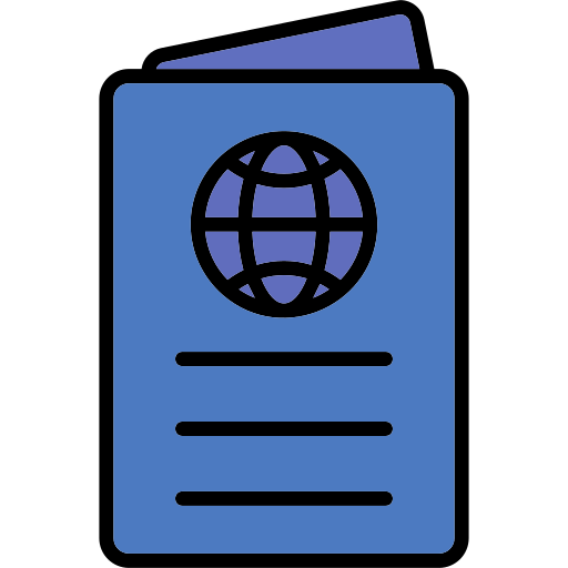 passaporto Generic color lineal-color icona