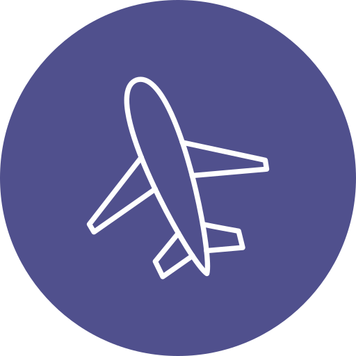 compagnia aerea Generic color fill icona