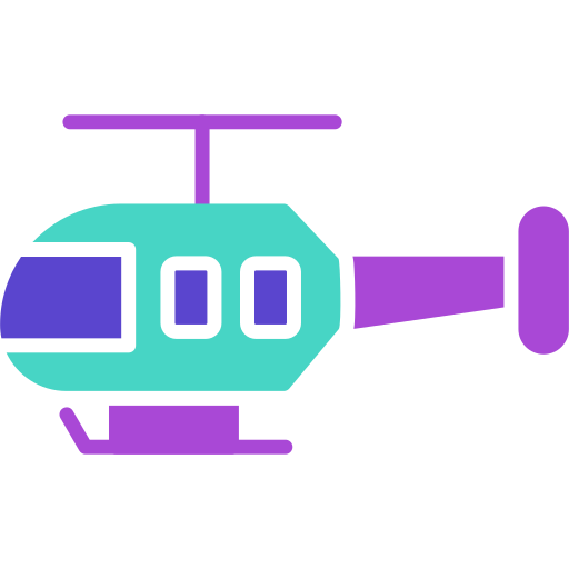 헬리콥터 Generic color fill icon
