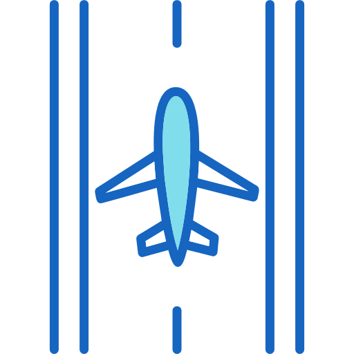 Runway Generic color lineal-color icon